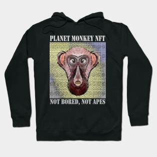 Planet Monkey Animals Not Bored Apes Hoodie